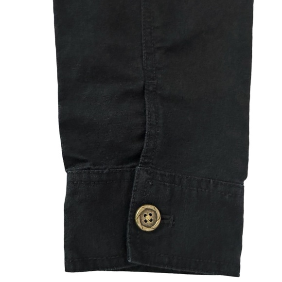 Croft & Barrow Jacket Denim L Black Zip Jean - Picture 4 of 8